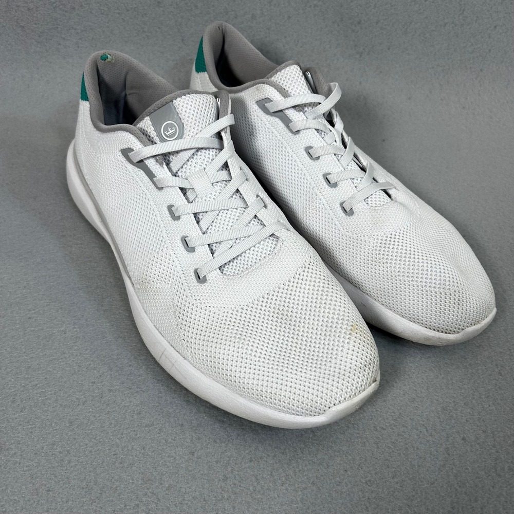 Peter Millar Hyperlight Glide Mens White Knit Sneakers MS24EF06 Size 11